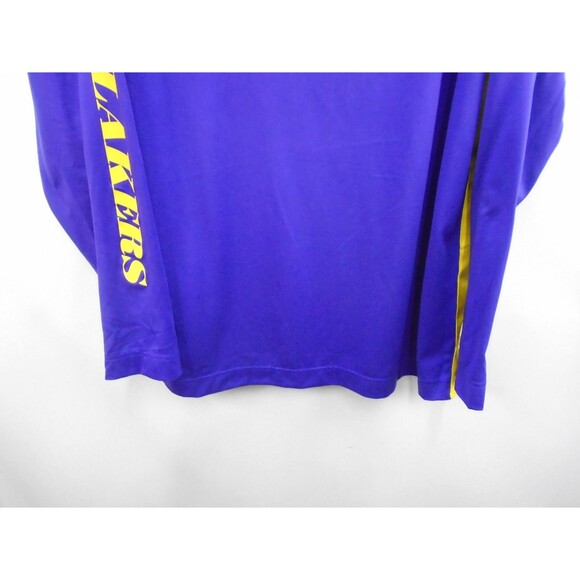 Nike Los Angeles Lakers NBA Authentics Long Sleeve Jersey Shirt Men's Size L - Picture 3 of 8
